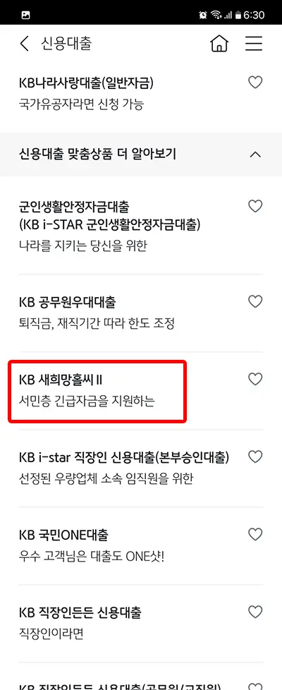 KB 새희망홀씨2